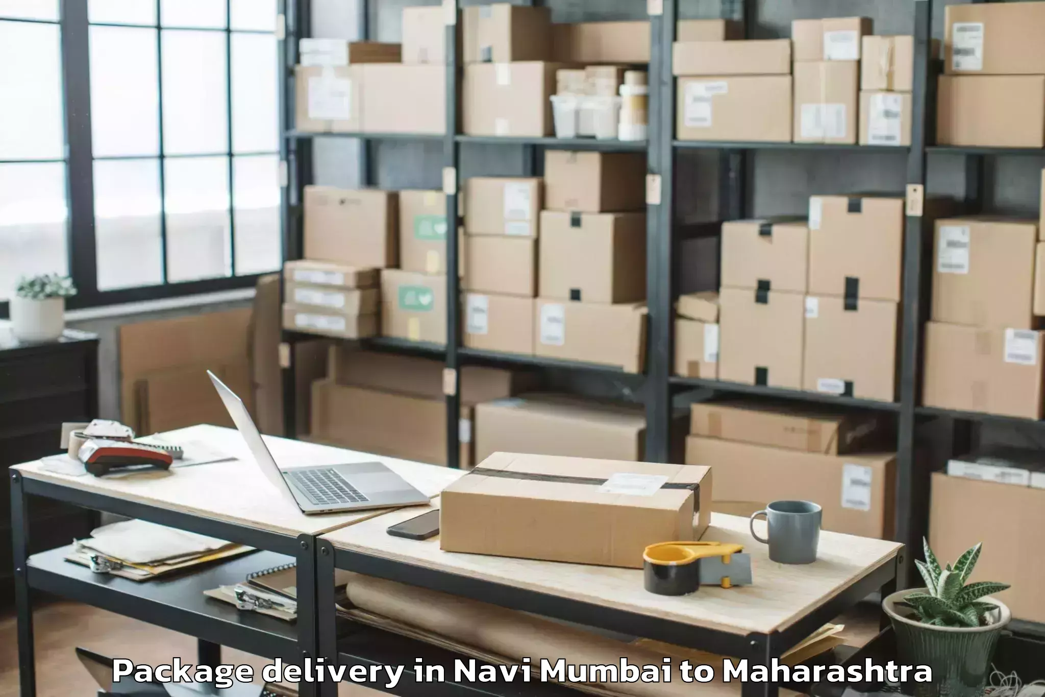 Get Navi Mumbai to Kurkumbh Package Delivery